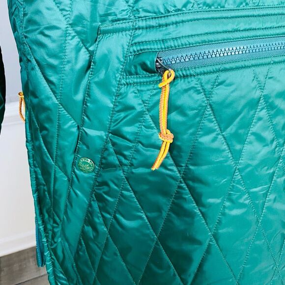 Polo Ralph Lauren Green Quilted Anorak Hooded Jacket Size S NWT 298$ - Picture 3 of 13